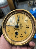 Asztali óra kandalló óra szerkezet működik ,néma óra könyvtár óra jàró szerkezet vl: Junghans