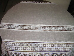 Csodaszép vintage stílusú dupla csipkés vitrázs függöny