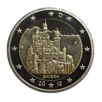 Németország,2 euro 2012 F PP - Bayern UNC ötvözet