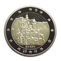 Németország,2 euro 2012 G PP - Bayern UNC ötvözet