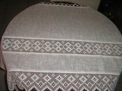 Csodaszép vintage stílusú csipkés vitrázs függöny