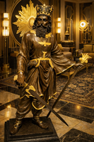 Nagy Kurus, a Perzsa Birodalom alapítója – Monumentális bronz szobor