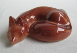 Kolibri old Drasche porcelain fox