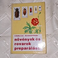 Növények és rovarok preparálása - könyv