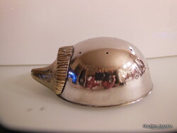 KOKTÉLFALATKA TARTÓ - SÜNI  - 15 x 6 cm  - EZÜSTÖZÖTT - ARANYOZOTT