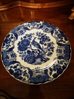 Kék Delft facános falitányér