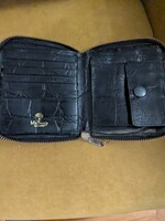 Vintage mulberry england men's black leather wallet