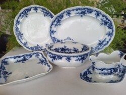 Angol cauldon fajansz tálaló készlet