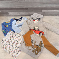 H&M, Fred&Flo, Tu baby, So cute, Scooby Doo márkás kisfiú hosszúujjú szett 62-86