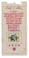 A Hadsegélyző Bélyegfüzete 1916
