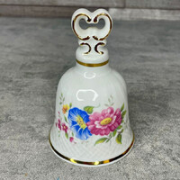 Hollóháza Hungary, Hollóházi porcelán hortenzia mintás csengettyű