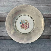 Farbenware Limoges ezüstözött falitányér