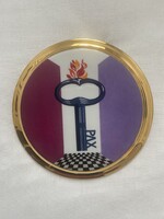 Szász Endre hollóházi porcelán plakett