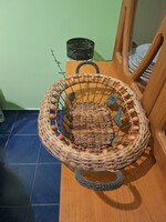 Fèmmel kombinált fonott kosár