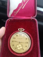 Iwc Schaffhausen 14 K arany zsebóra. 50 mm, Kal 73