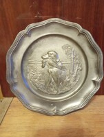 Ón vadász jelenetes fali tányér