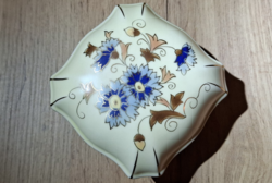 Zsolnay búzavirág mintás bonbonier