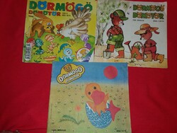 Retro DÖRMÖGŐ DÖMÖTÖR kisiskolás havilap újság vegyes évad 3 db egyben a képek szerint
