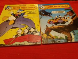 Régi DISNEY DONALD KACSA KALANDJAI 1-2 klasszikus album EGYBEN 2 db a képek szerint