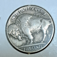 1936. Buffalo/indián fej 5 cent (Iron Tail (indián őslakos, az Oglala Lakota törzsfőnöke) USA (2103)