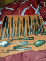 Antik evőeszköz 19 db Több 100 Aukció Akció a termékeim között