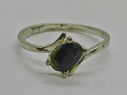 Gyönyörű  zafírköves régi ezüst gyűrű
