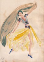 Márk Tivadar (1908-2003):  A Bajadér.