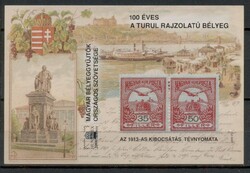 2013 - 100 éves a Turul - ajándék emlékív