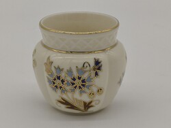 Zsolnay Búzavirág Mintás Kisméretű Váza Vitrin Állapot!!!