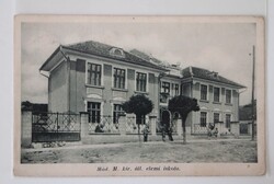 Képeslap, Mád, Magyar kir. áll. elemi iskola. Keinger