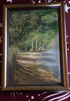 Olajfestmény, képcsarnokos