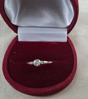 Antik arany eljegyzési gyűrű