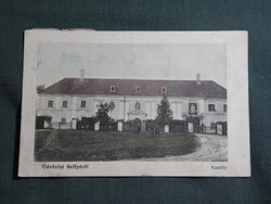Képeslap,Sellye,Draskovics kastély látkép,részlet,Fénynyomda Bp. kiadás,1919-