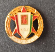 KISZ Ifjú Gárda kiváló jelvény