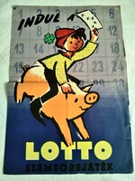 Eredeti plakát 1957-ből - alkotója: Macskássy János