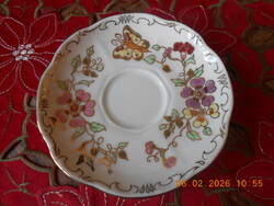 Zsolnay pillangós kávés kistányér