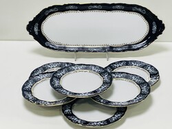 Zsolnay pompadour II szendvicses készlet