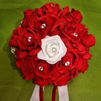 Wedding mcs30 - about 18X20cm bridal bouquet of red foam roses