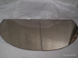 TÜKÖR - ÚJ - 2 db -  BRONZ - 2 db - 30 x 30 cm - egyik sarkán pici lepattanás