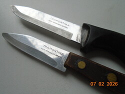 TRAMONTINA INOX STAINLESS BRASIL jelzéssel 2 db kés hegyes kis kés