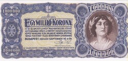 Magyarország 1000000 korona  REPLIKA 1923