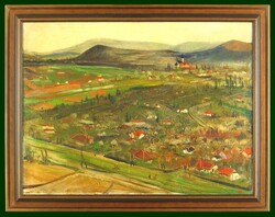 Ősz Dénes : Dunamenti falu 1953