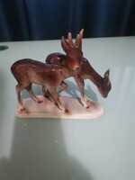 Porcelán Szarvas pár