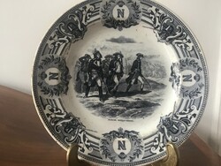 Antik Francia tányér