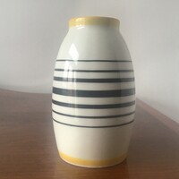 Zsolnay porcelán váza Török János