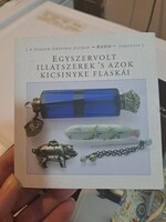 Antik parfümös üveg könyv
