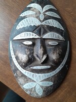Afrikai kő maszk 23 cm hosszú