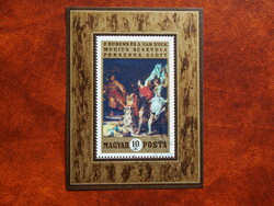 1970. Festmény (VII.) blokk, pecsételt /400Ft/ - Rubens / van Dyck: Micius Scaevola Porsenna előtt