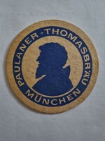 Paulaner Thomasbräu München - Paulaner Pils kétoldalú söralátét, poháralátét
