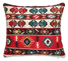 Régi piroti kilim párnahuzat